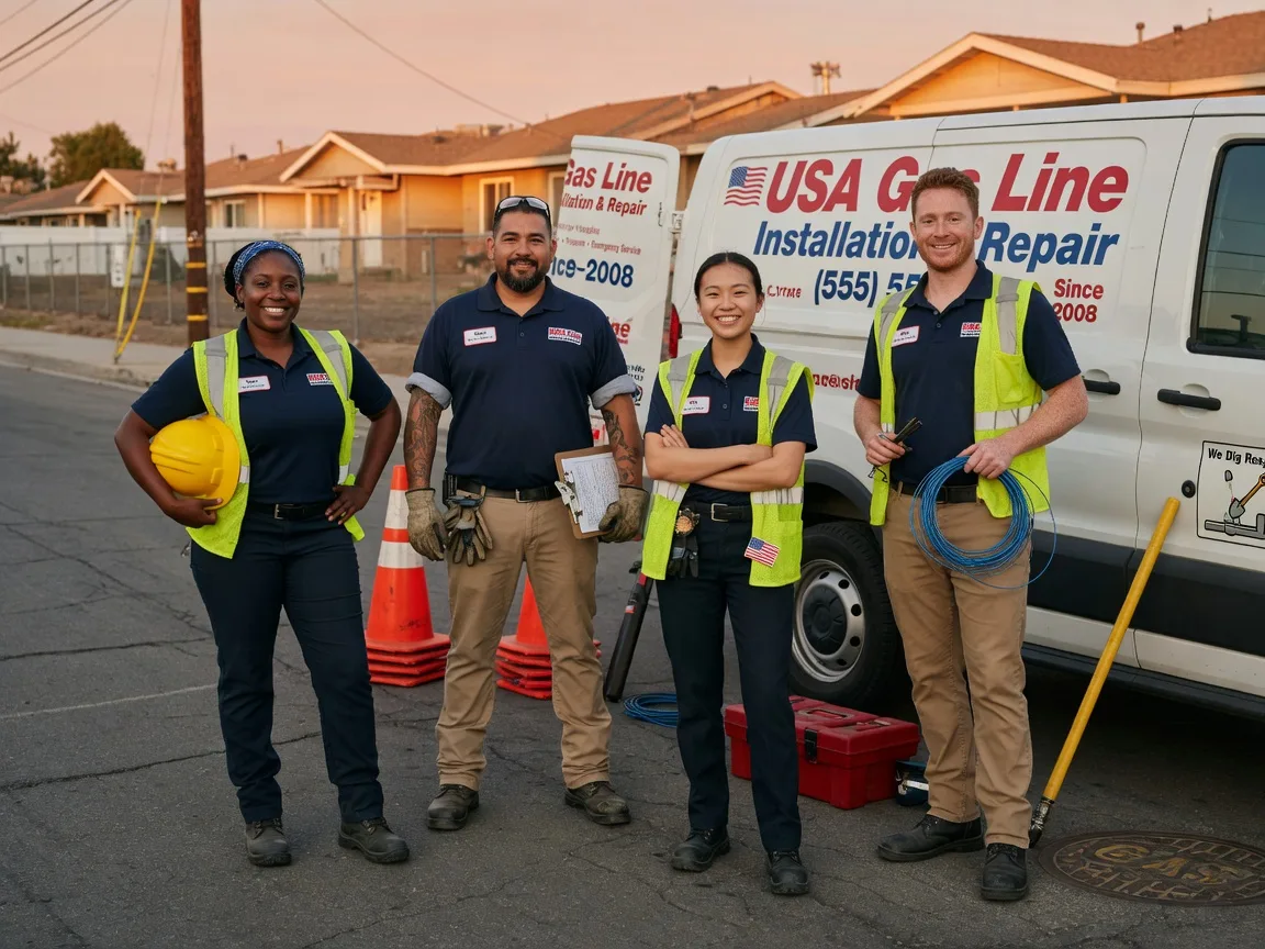 Gas Line Installation company in Browns Valley, CA